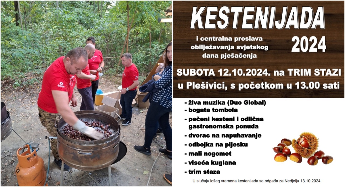 Dođite na Kestenijadu i centralnu proslavu obilježavanja Svjetskog dana pješačenja Dođite na Kestenijadu i centralnu proslavu obilježavanja Svjetskog dana pješačenja