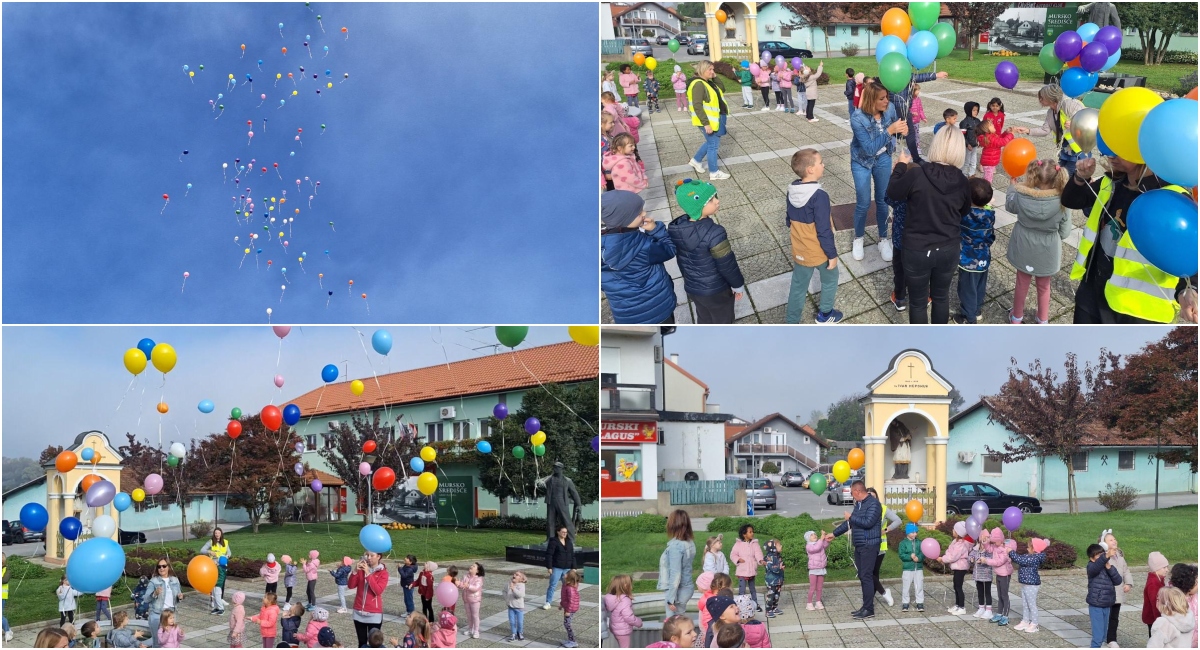 Obilježava se Dječji tjedan u Murskom Središću: puštali se baloni, pjevale pjesmice… Obilježava se Dječji tjedan u Murskom Središću: puštali se baloni, pjevale pjesmice…