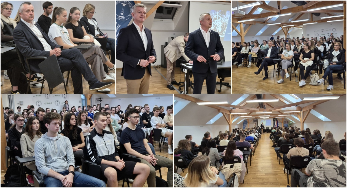 FOTO Dr. Nikica Daraboš studente MEV-a upoznao s radom i ciljevima Svjetske zdravstvene organizacije FOTO Dr. Nikica Daraboš studente MEV-a upoznao s radom i ciljevima Svjetske zdravstvene organizacije