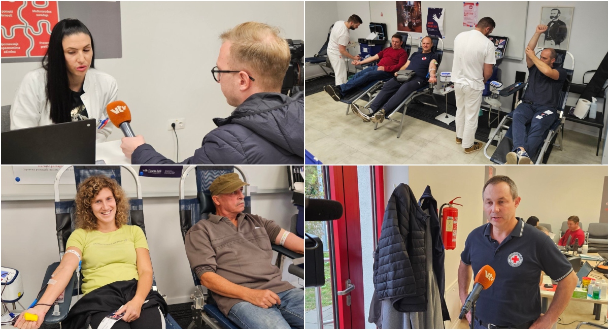 FOTO Odličan odaziv obilježio je akciju ‘Sportaši daruju krv’ FOTO Odličan odaziv obilježio je akciju ‘Sportaši daruju krv’