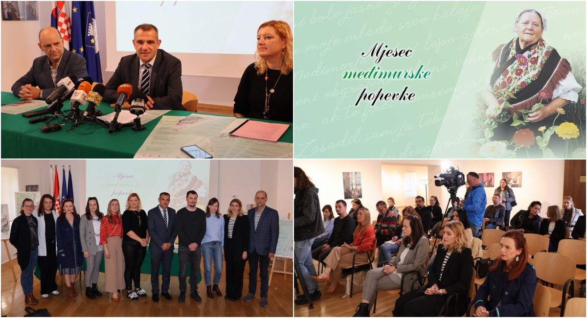 FOTO U Riznici Međimurja predstavljen program Mjeseca međimurske popevke FOTO U Riznici Međimurja predstavljen program Mjeseca međimurske popevke