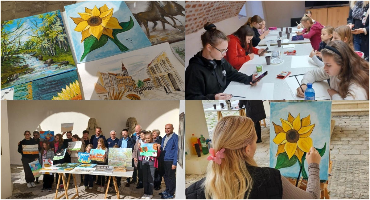 FOTO U atriju Starog grada Čakovec uspješno održana humanitarna likovna kolonija FOTO U atriju Starog grada Čakovec uspješno održana humanitarna likovna kolonija