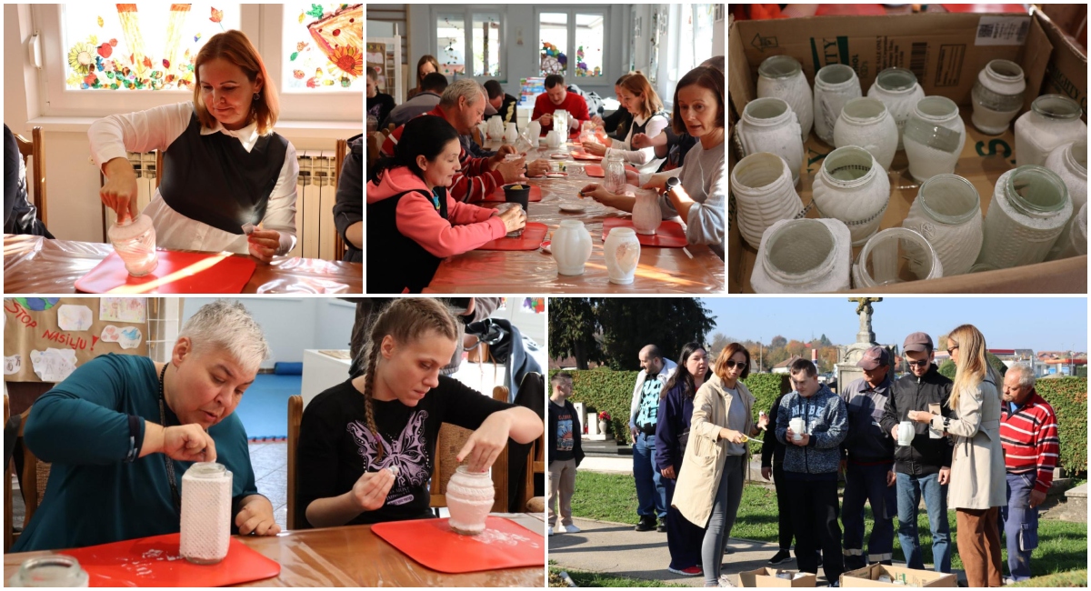 FOTO Latice i Komunalac oslikavali iskorištene staklene lampione FOTO Latice i Komunalac oslikavali iskorištene staklene lampione