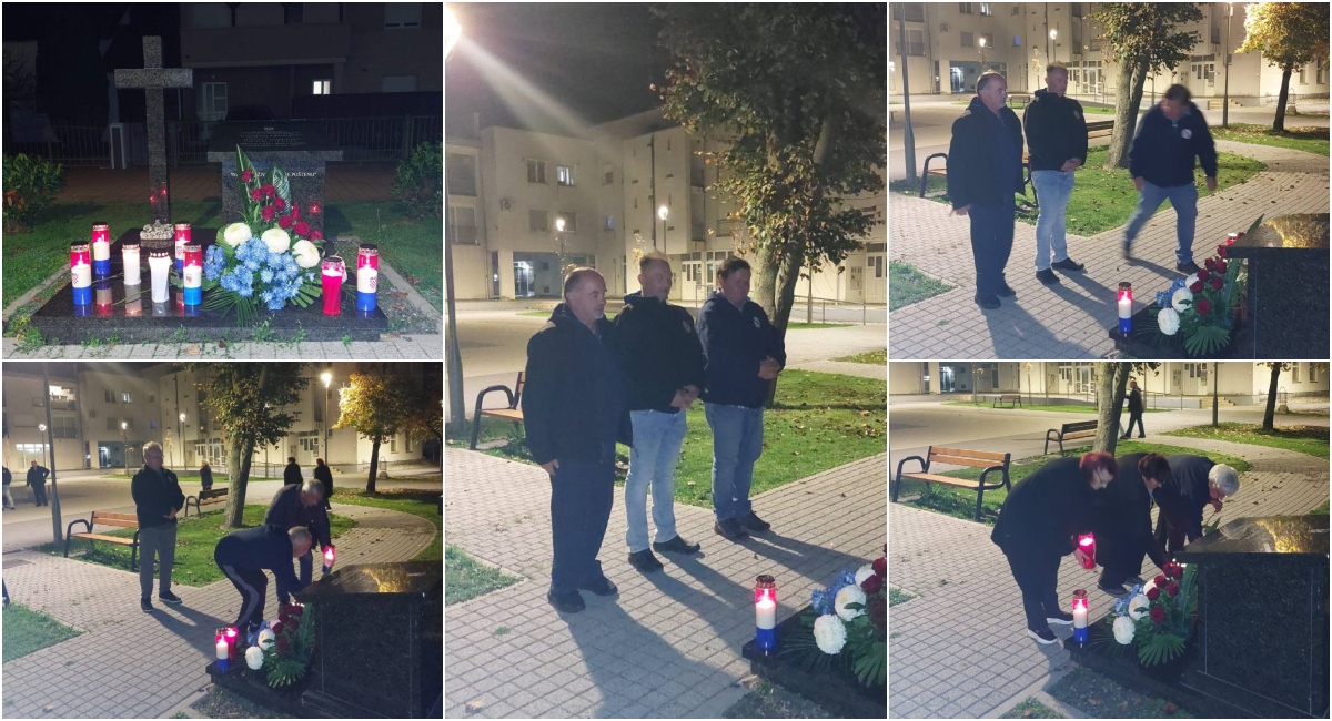 FOTO Položeni vijenci i zapaljene svijeće u znak sjećanja na Damira Lehkeca FOTO Položeni vijenci i zapaljene svijeće u znak sjećanja na Damira Lehkeca