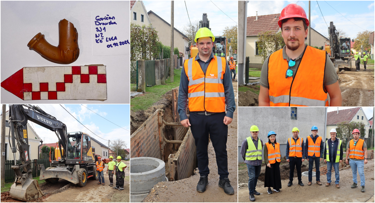 FOTO Kopanje kanalizacije u Goričanu je posebno: usput se pronalaze arheološki predmeti! FOTO Kopanje kanalizacije u Goričanu je posebno: usput se pronalaze arheološki predmeti!