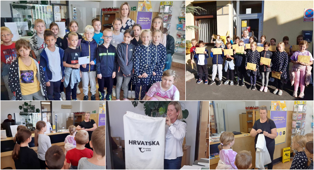 FOTO Učenici OŠ Sveta Marija posjetili poštu i saznali kako se šalju i pakiraju pošiljke FOTO Učenici OŠ Sveta Marija posjetili poštu i saznali kako se šalju i pakiraju pošiljke