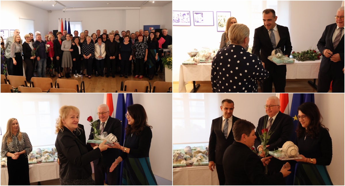 FOTO Župan i gradonačelnica priredili svečani prijem za umirovljene djelatnike škola FOTO Župan i gradonačelnica priredili svečani prijem za umirovljene djelatnike škola