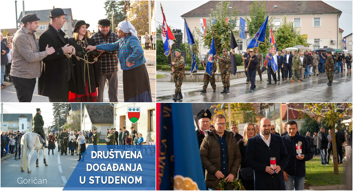 Goričan u studenome: Goričanska republika, Orguljaški koncert, 30. godišnjica UDVDR Goričan… Goričan u studenome: Goričanska republika, Orguljaški koncert, 30. godišnjica UDVDR Goričan…