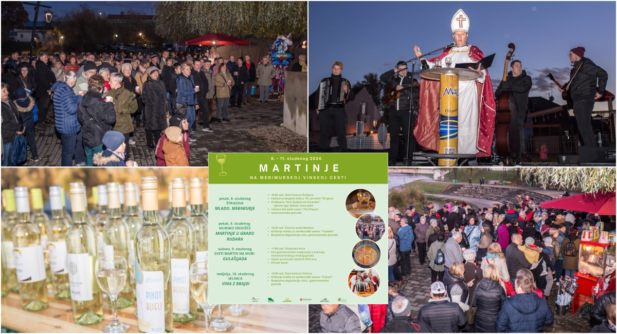 Martinje u gradu rudara – moći ćete besplatno degustirati mlada vina Međimurja Martinje u gradu rudara – moći ćete besplatno degustirati mlada vina Međimurja