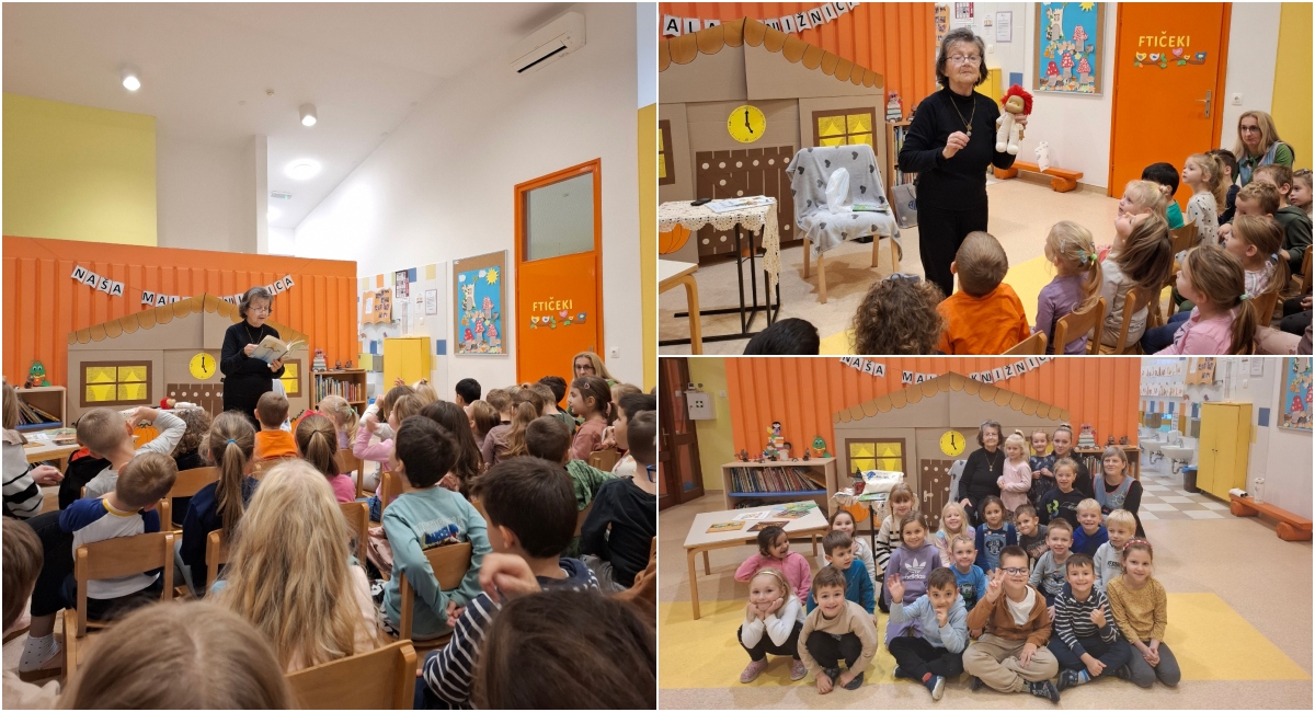 FOTO Spisateljica Vera Zemunić posjetila je Dječji vrtić ‘Potočnica’ Mala Subotica FOTO Spisateljica Vera Zemunić posjetila je Dječji vrtić ‘Potočnica’ Mala Subotica
