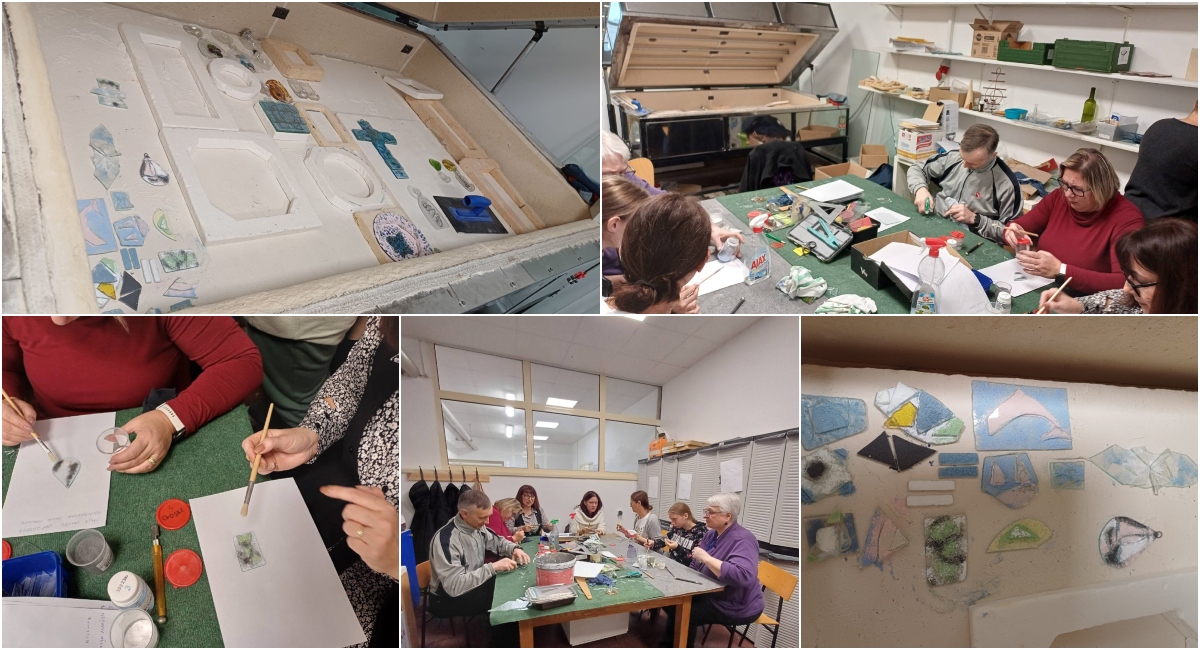 FOTO Kreativna radionica “Fuzija stakla” potaknula umjetničko izražavanje među učenicima i nastavnicima FOTO Kreativna radionica “Fuzija stakla” potaknula umjetničko izražavanje među učenicima i nastavnicima