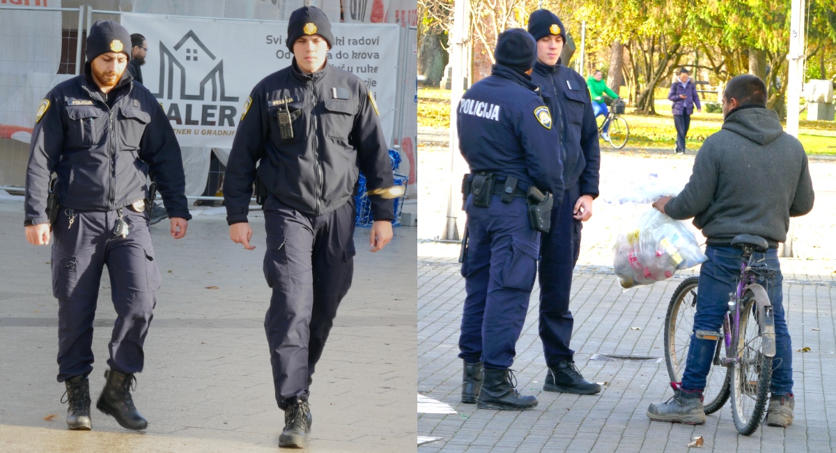 Dovoljno je da policajci prođu gradom, pa da se spriječe krađe, tuče, ludovanja po parku… Dovoljno je da policajci prođu gradom, pa da se spriječe krađe, tuče, ludovanja po parku…