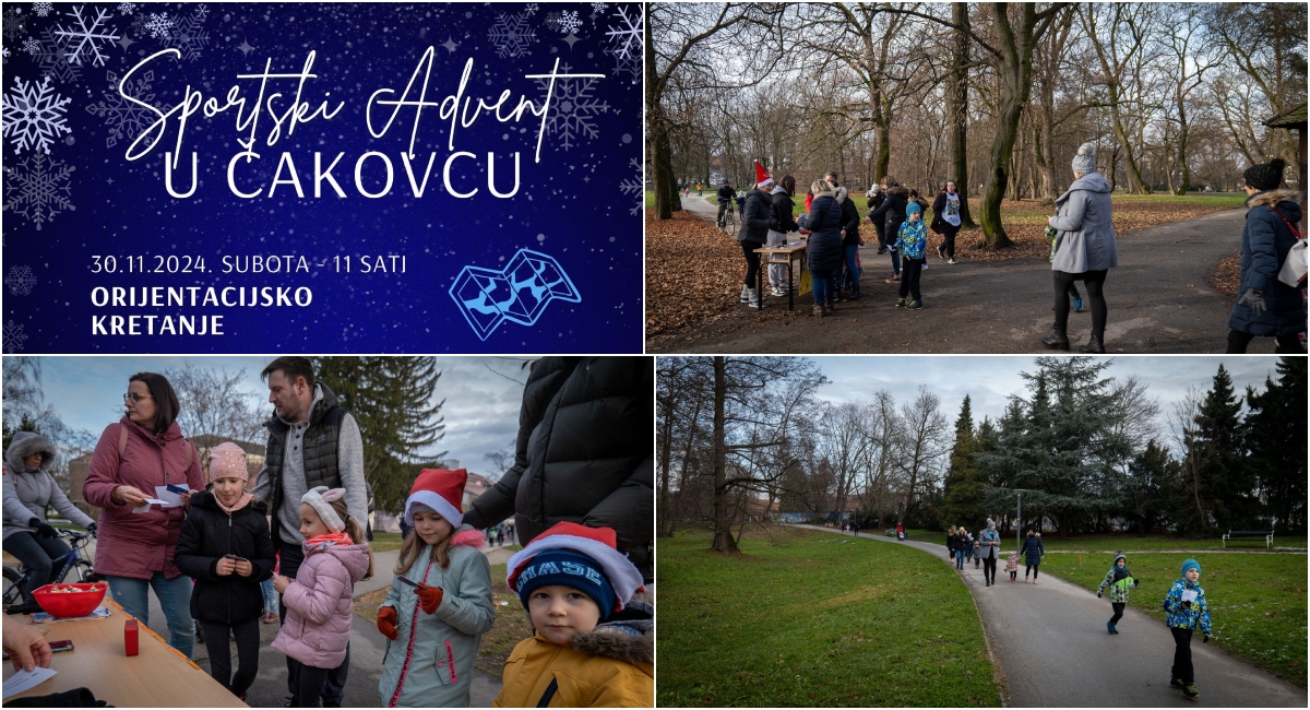 U sklopu ‘Sportskog Adventa u Čakovcu’ priključite se orijentacijskom kretanju sa zadacima U sklopu ‘Sportskog Adventa u Čakovcu’ priključite se orijentacijskom kretanju sa zadacima