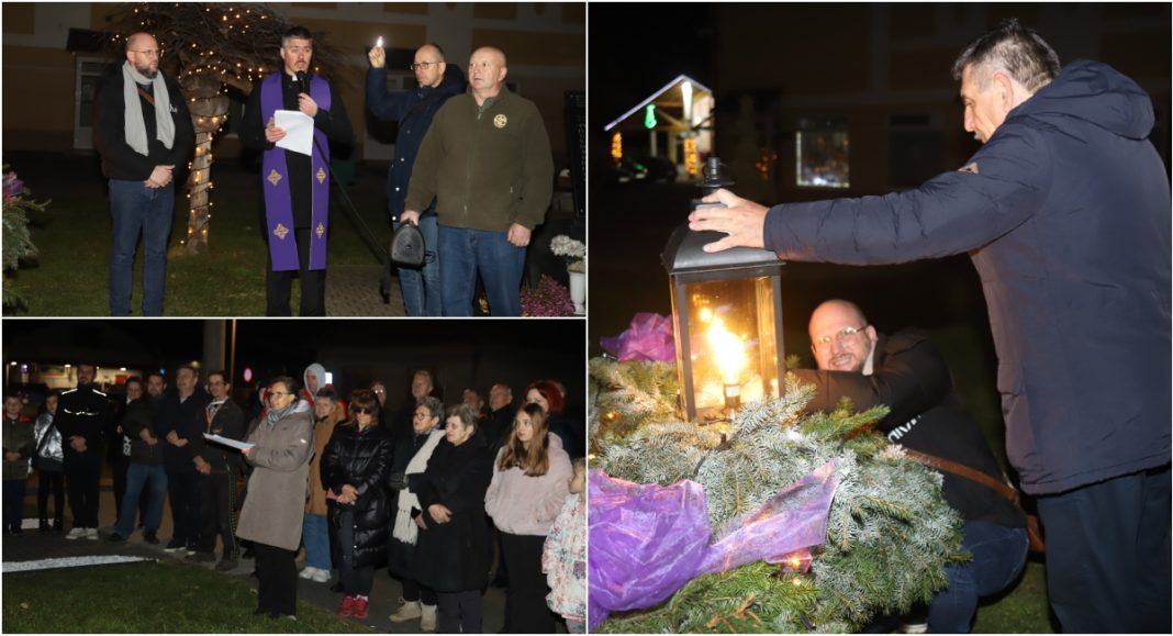 FOTO I u Pribislavcu upaljena prva adventska svijeća FOTO I u Pribislavcu upaljena prva adventska svijeća