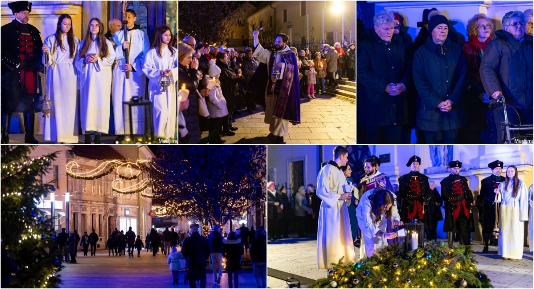 FOTO U Čakovcu zapaljena prva adventska svijeća FOTO U Čakovcu zapaljena prva adventska svijeća