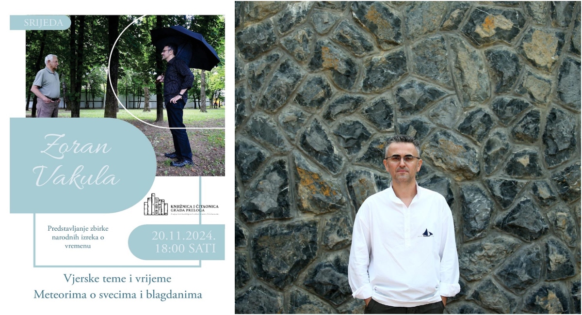 Predstavljanje zbirke „Vjerske teme i vrijeme“ Zorana Vakule – Meteorima o svecima i blagdanima Predstavljanje zbirke „Vjerske teme i vrijeme“ Zorana Vakule – Meteorima o svecima i blagdanima