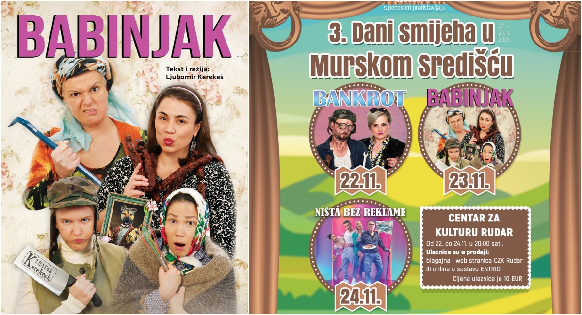 Uz treće Dane smijeha u Murskom Središću ne propustite predstavu Kerekesh Teatra Uz treće Dane smijeha u Murskom Središću ne propustite predstavu Kerekesh Teatra