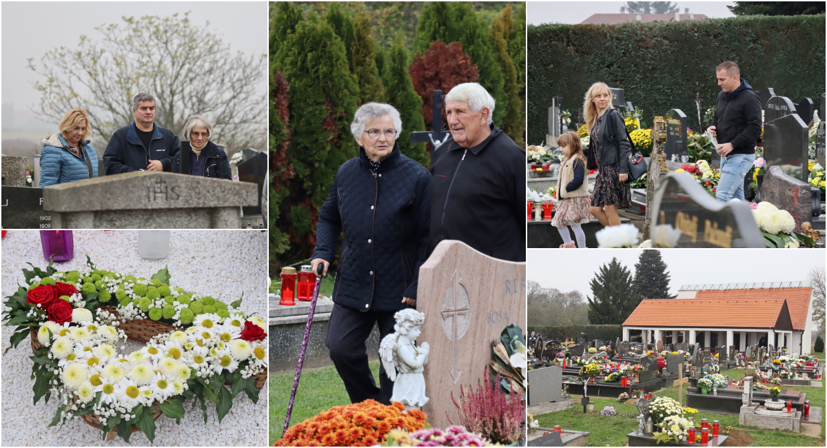 FOTO Sjećanja na pokojne na groblju u Donjem Vidovcu FOTO Sjećanja na pokojne na groblju u Donjem Vidovcu