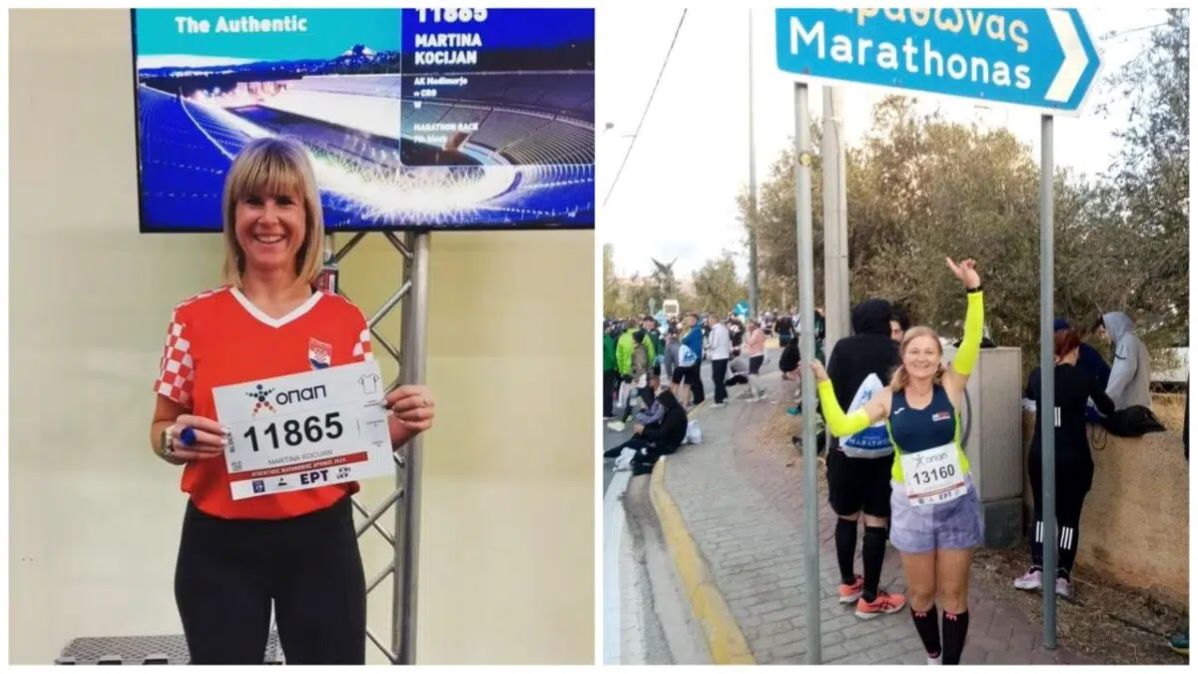 Martina i Jasna završile atenski maraton Martina i Jasna završile atenski maraton