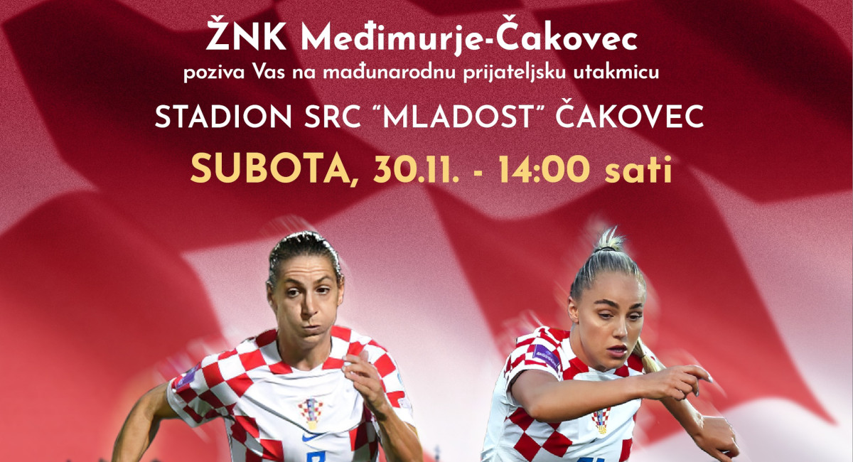 Hrvatska ženska nogometna reprezentacija igra ove subote prijateljsku utakmicu protiv Slovenije Hrvatska ženska nogometna reprezentacija igra ove subote prijateljsku utakmicu protiv Slovenije