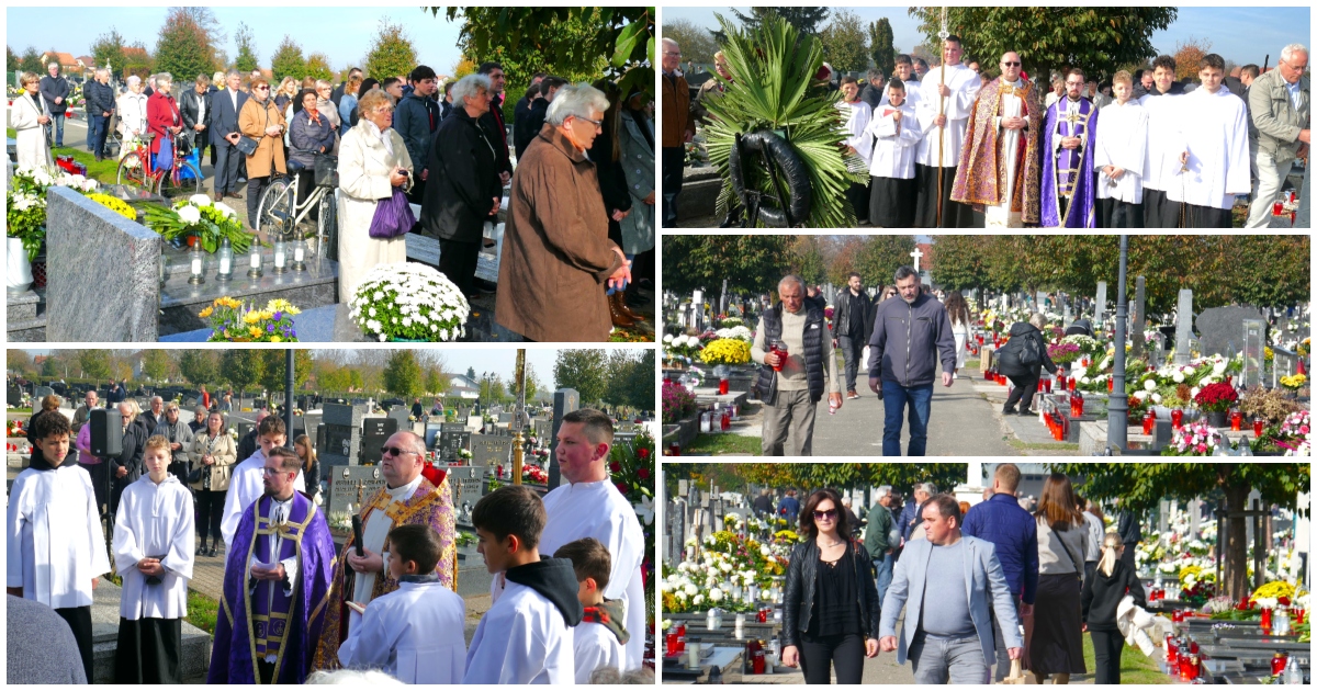 FOTO Uz pjesmu, cvijeće i svijeće, procesija i blagoslov groblja u Nedelišću! FOTO Uz pjesmu, cvijeće i svijeće, procesija i blagoslov groblja u Nedelišću!