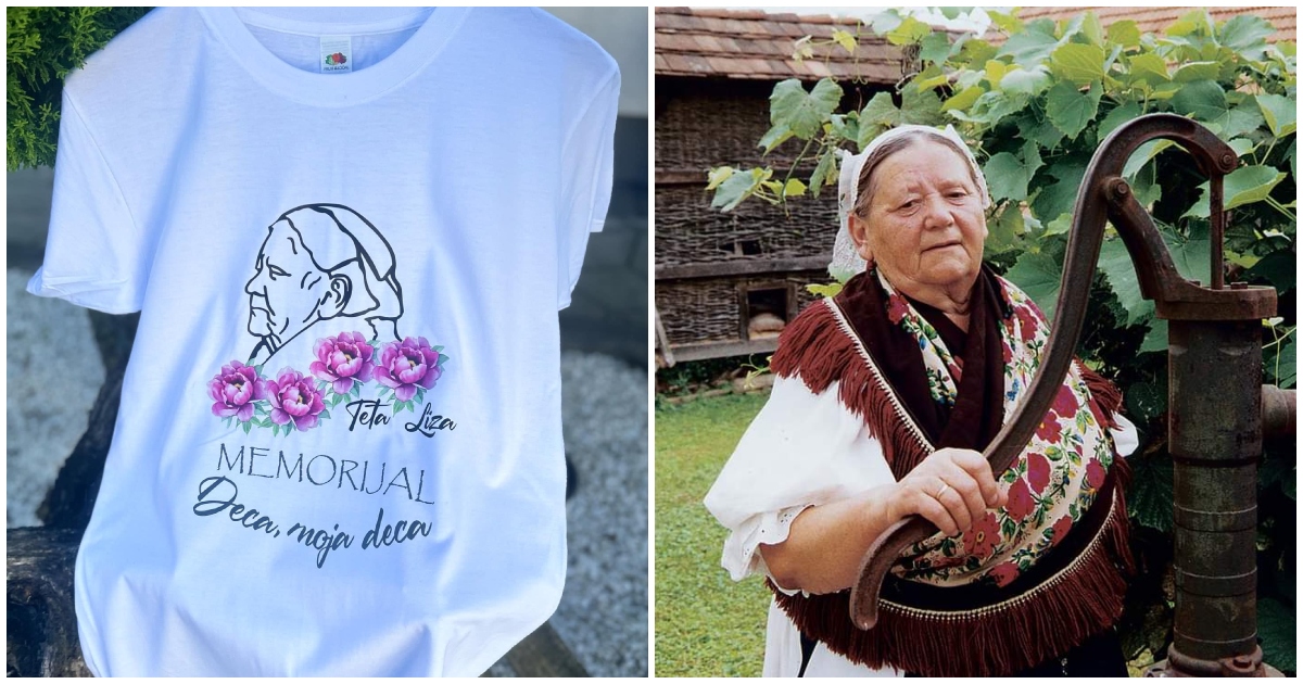 Osim koncerta povodom 100. rođendana Tete Lize, u prodaji su i majice s njenim likom Osim koncerta povodom 100. rođendana Tete Lize, u prodaji su i majice s njenim likom