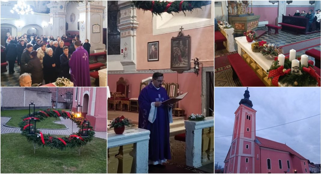 FOTO Nakon mise blagoslovljeni adventski vijenčići i upaljena je prva svijeća FOTO Nakon mise blagoslovljeni adventski vijenčići i upaljena je prva svijeća