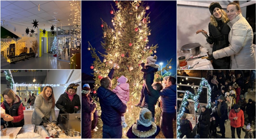 FOTO Božićna idila na preloškom Jugu uz zajedničko kićenje velike božićne jelke FOTO Božićna idila na preloškom Jugu uz zajedničko kićenje velike božićne jelke