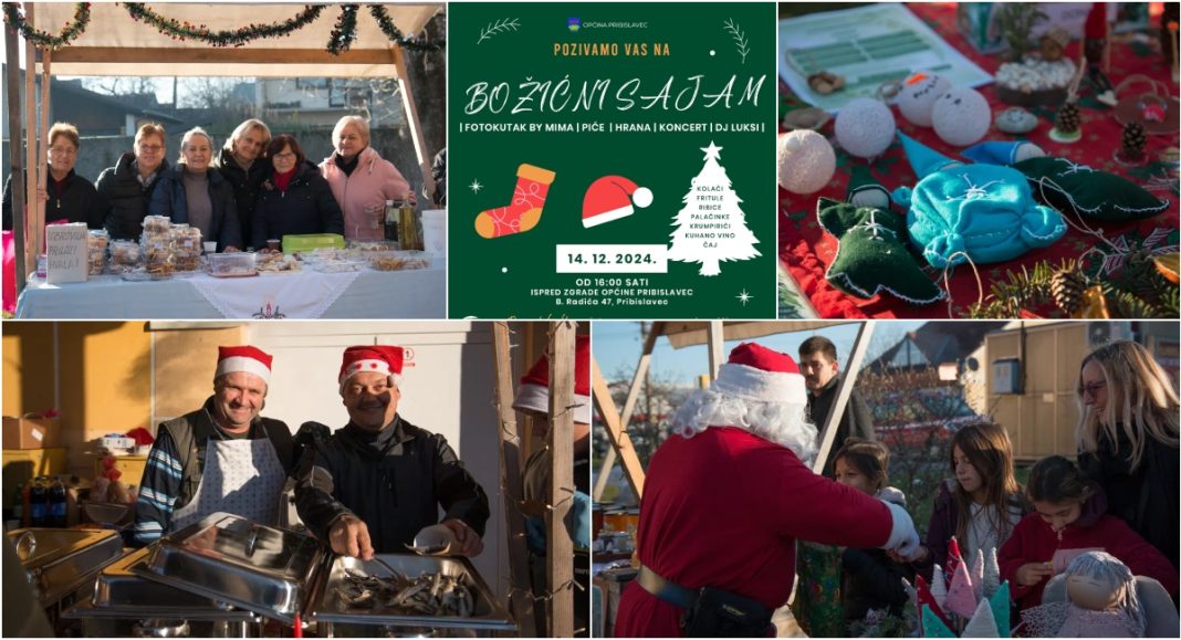 Božićni sajam u Pribislavcu: Očekuje vas sajam rukotvorina, radionica, koncert, ribice, kolači, kuhano vino… Božićni sajam u Pribislavcu: Očekuje vas sajam rukotvorina, radionica, koncert, ribice, kolači, kuhano vino…