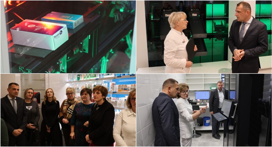 FOTO U Ljekarni Čakovec predstavljena novost! Lijekove sigurno i brzo uručuje robot FOTO U Ljekarni Čakovec predstavljena novost! Lijekove sigurno i brzo uručuje robot