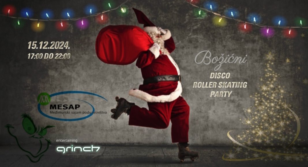 Božićno disco rolanje u Nedelišću s Grinchem i Djedom Mrazom! Božićno disco rolanje u Nedelišću s Grinchem i Djedom Mrazom!