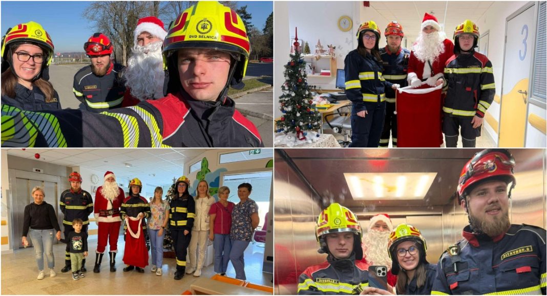 Selnički vatrogasci razveselili mališane s Odjela pedijatrije ŽB Čakovec Selnički vatrogasci razveselili mališane s Odjela pedijatrije ŽB Čakovec