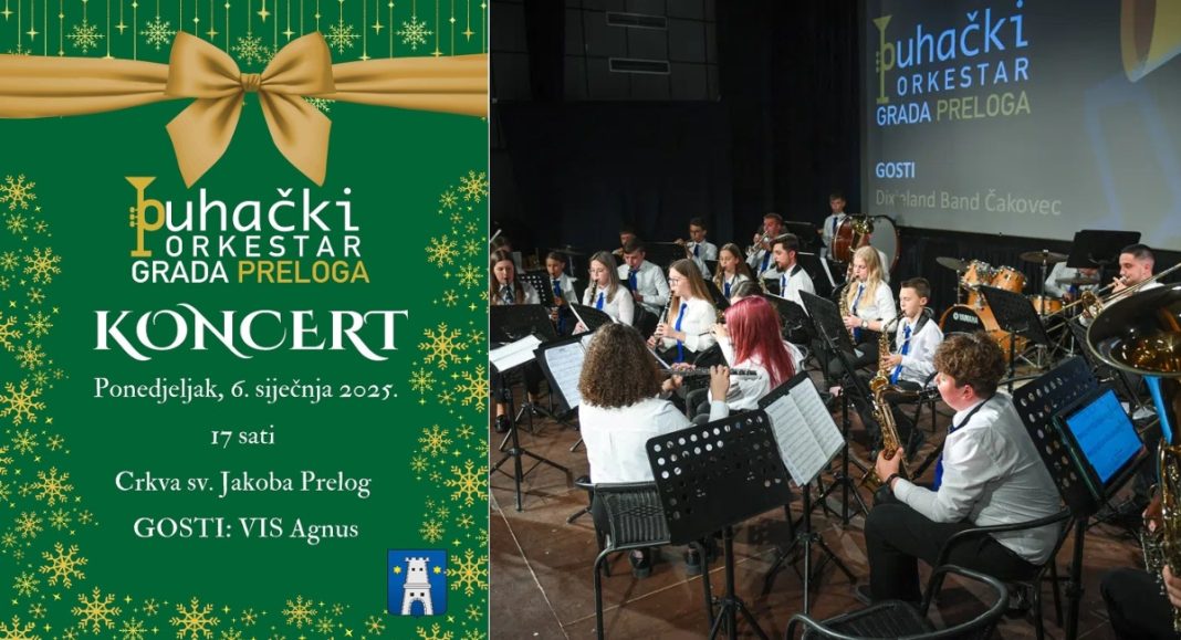 Puhački orkestar Grada Preloga nastupa u Župnoj crkvi sv. Jakoba na blagdan Sveta tri kralja Puhački orkestar Grada Preloga nastupa u Župnoj crkvi sv. Jakoba na blagdan Sveta tri kralja