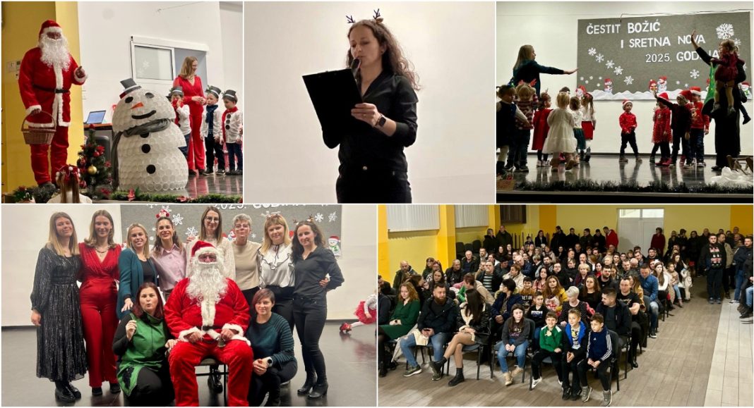 FOTO Djeca iz DV ‘Srčeko’ zagrijala publiku božićnim pjesmama, plesom i recitacijom FOTO Djeca iz DV ‘Srčeko’ zagrijala publiku božićnim pjesmama, plesom i recitacijom