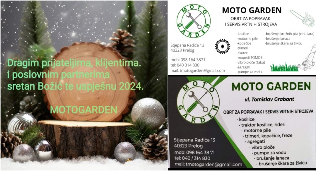 Moto Garden: ‘Neka vam nova godina donese obilje zdravlja, sreće i uspjeha’ Moto Garden: ‘Neka vam nova godina donese obilje zdravlja, sreće i uspjeha’