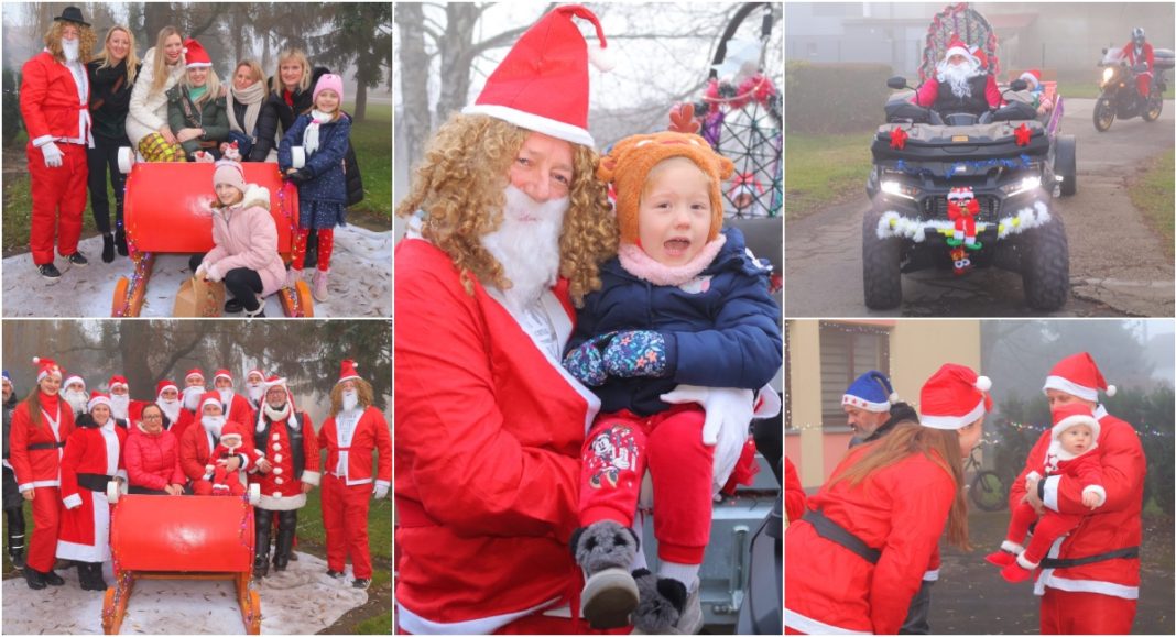 FOTO Djed Mraz i Moto Mrazovi razveselili mališane u Ivanovcu FOTO Djed Mraz i Moto Mrazovi razveselili mališane u Ivanovcu