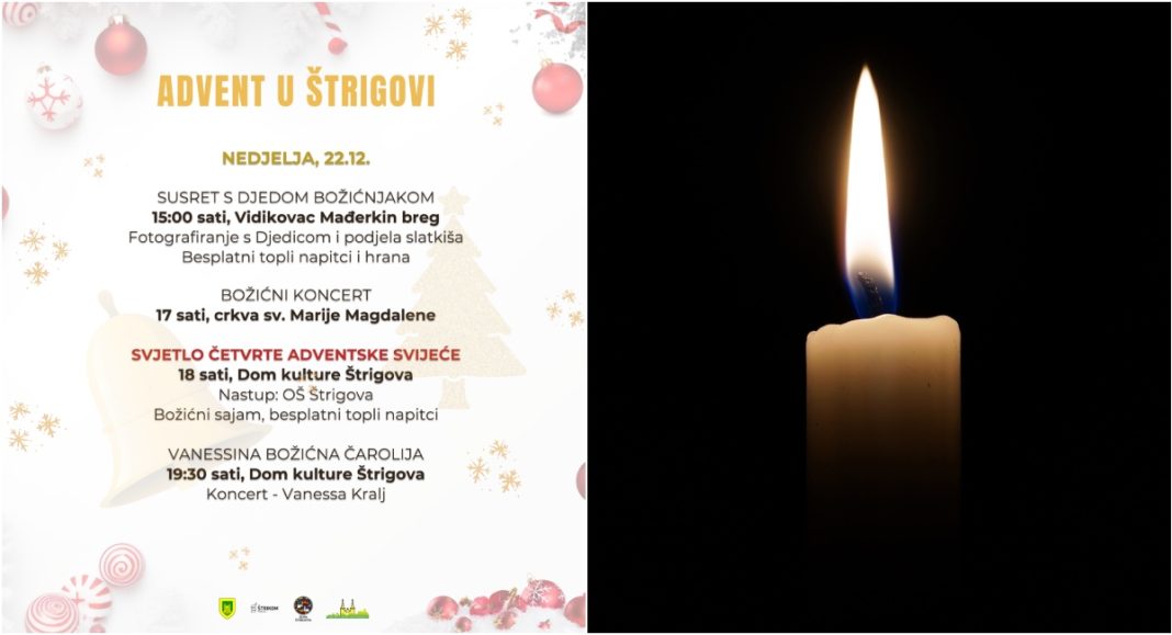 Odgođen Advent u Štrigovi zbog Dana žalosti Odgođen Advent u Štrigovi zbog Dana žalosti