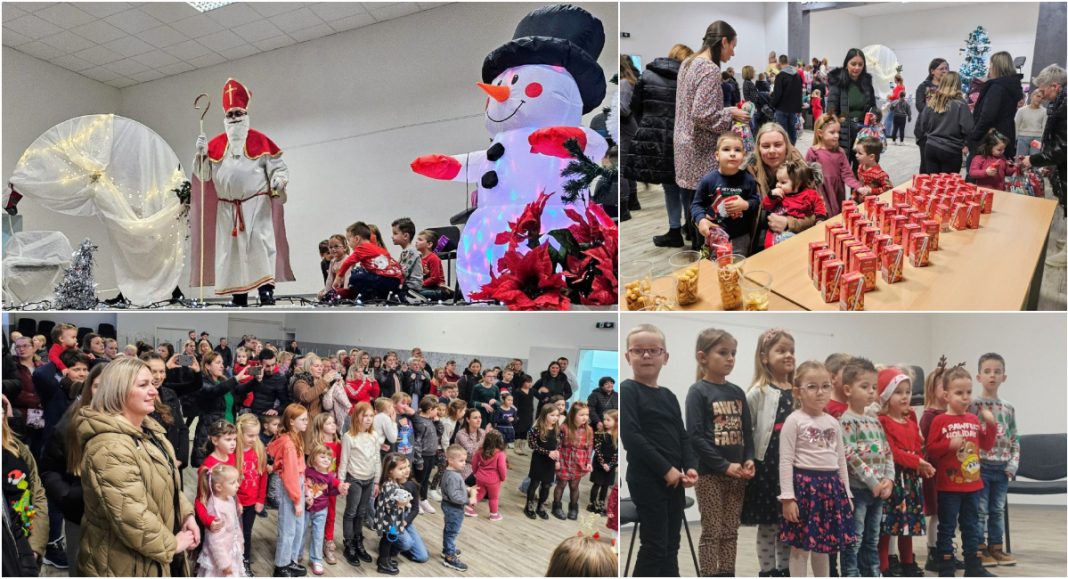 FOTO/VIDEO Sveti Nikola razveselio mališane u Društvenom domu u Orehovici FOTO/VIDEO Sveti Nikola razveselio mališane u Društvenom domu u Orehovici