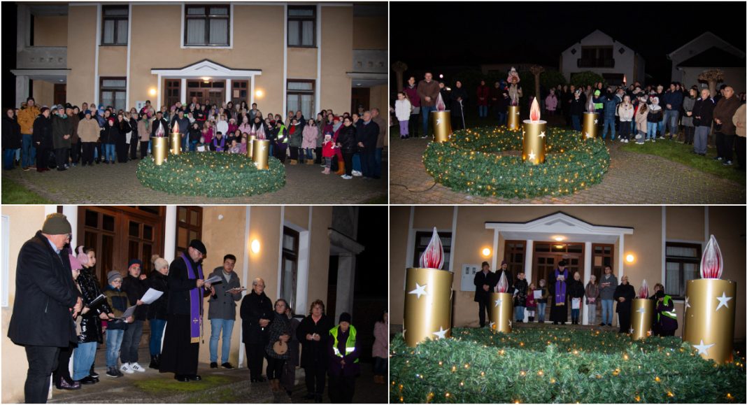 FOTO Mještani Donjeg Kraljevca u dobrom raspoloženju upalili prvu svijeću FOTO Mještani Donjeg Kraljevca u dobrom raspoloženju upalili prvu svijeću