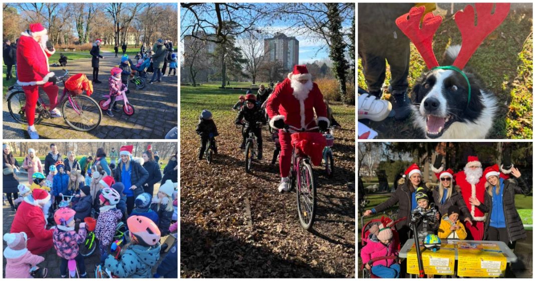 FOTO Djed božićnjak razveselio najmlađe sudionike Sportskog adventa u Čakovcu FOTO Djed božićnjak razveselio najmlađe sudionike Sportskog adventa u Čakovcu