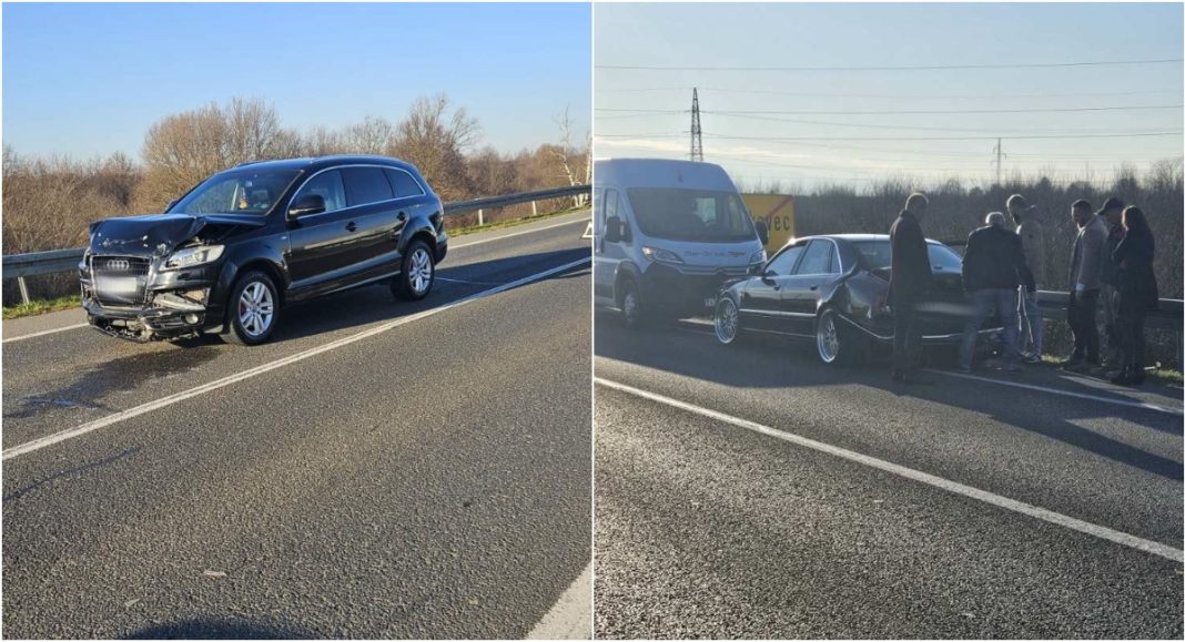 Iz Čakovca prema Nedelišću: Na nadvožnjaku se sudarila dva osobna automobila Iz Čakovca prema Nedelišću: Na nadvožnjaku se sudarila dva osobna automobila