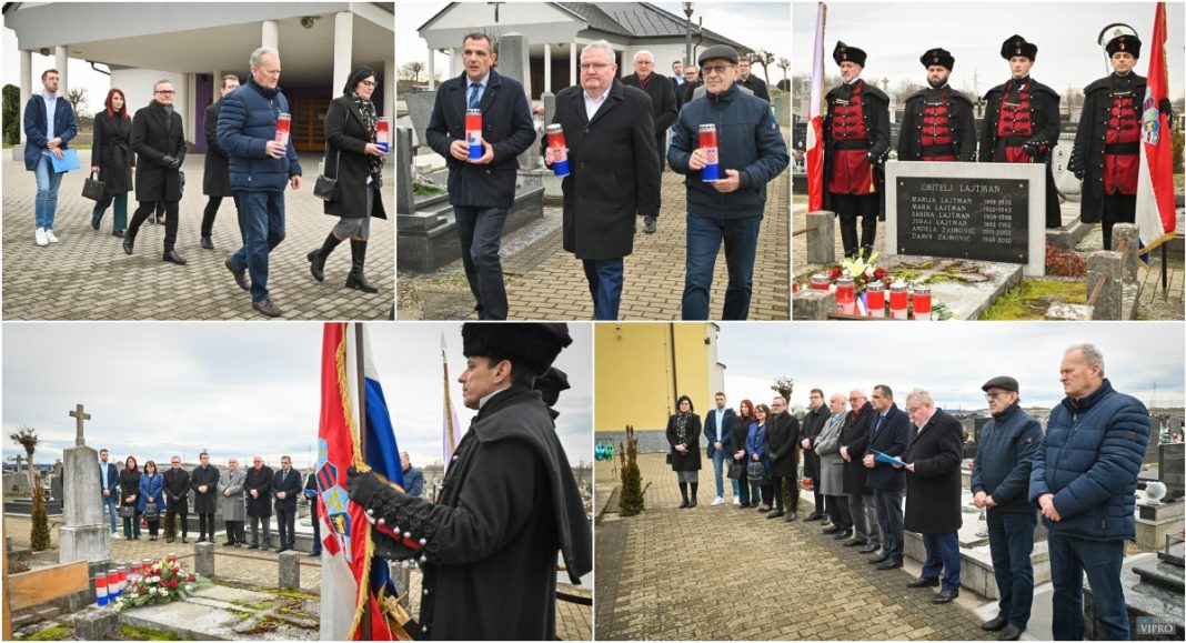 FOTO Na grobu Jurja Lajtmana u Prelogu obilježen Dan sjedinjenja Međimurja s maticom zemljom Hrvatskom FOTO Na grobu Jurja Lajtmana u Prelogu obilježen Dan sjedinjenja Međimurja s maticom zemljom Hrvatskom