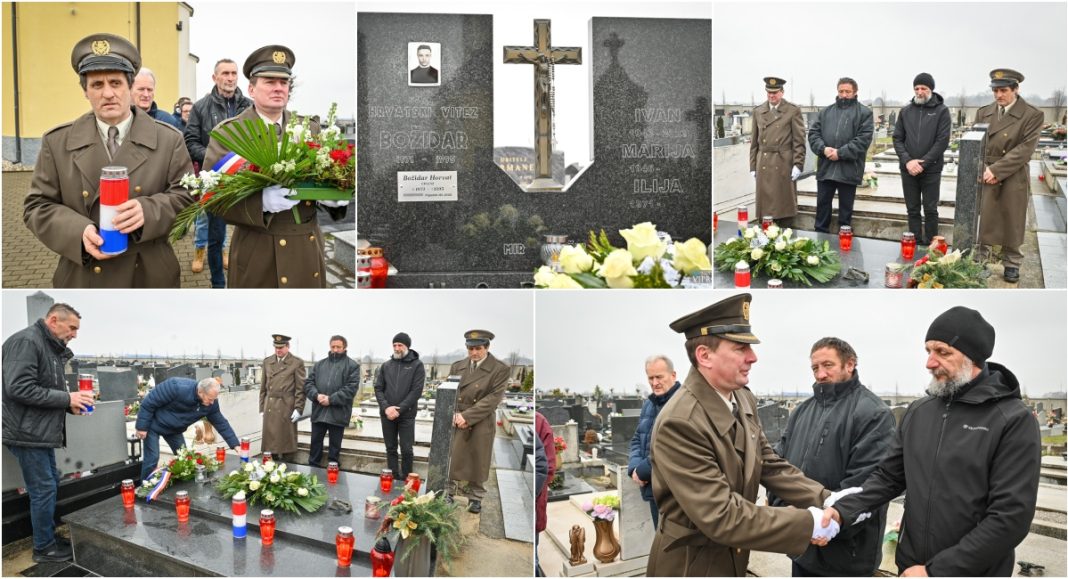 FOTO Obilježena 30. godišnjica pogibije hrvatskog branitelja Božidara Horvata FOTO Obilježena 30. godišnjica pogibije hrvatskog branitelja Božidara Horvata