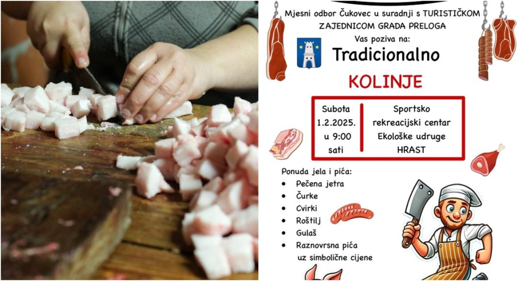 Mjesni odbor Čukovec organizira 1. veljače druženje uz prikaz običaja kolinja Mjesni odbor Čukovec organizira 1. veljače druženje uz prikaz običaja kolinja