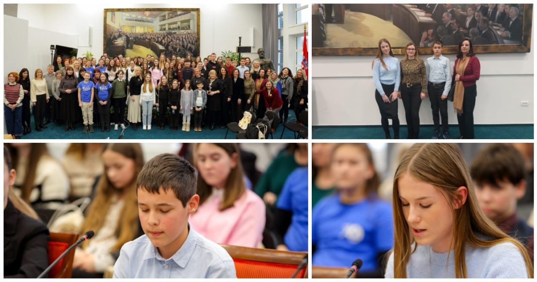 Održan susret Dječjih vijeća i foruma sa saborskim zastupnicima u sklopu projekta „Utjecaj, a ne ukras“ Održan susret Dječjih vijeća i foruma sa saborskim zastupnicima u sklopu projekta „Utjecaj, a ne ukras“