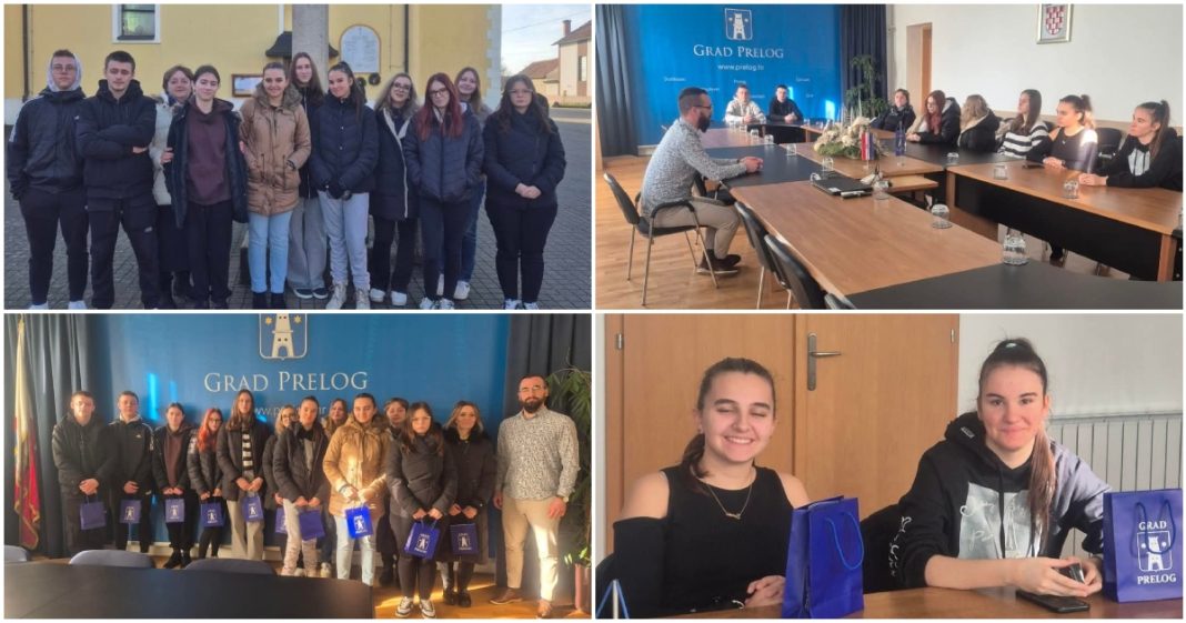 FOTO Edukativni posjet učenika Srednje škole Prelog Turističkoj zajednici Grada Preloga FOTO Edukativni posjet učenika Srednje škole Prelog Turističkoj zajednici Grada Preloga