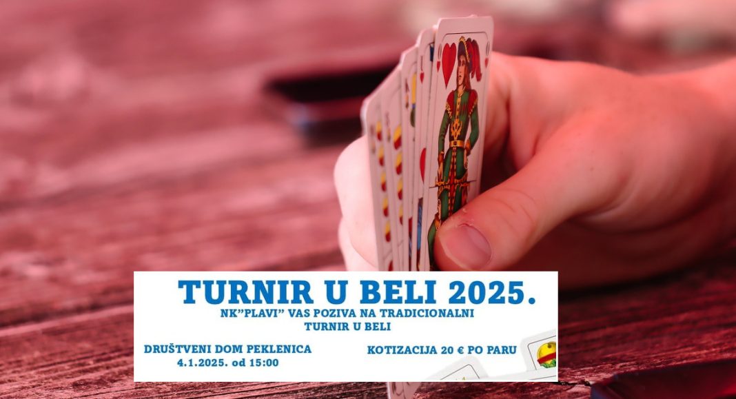 Nogometni klub ‘Plavi’ Peklenica vas poziva na tradicionalni turnir u beli! Nogometni klub ‘Plavi’ Peklenica vas poziva na tradicionalni turnir u beli!