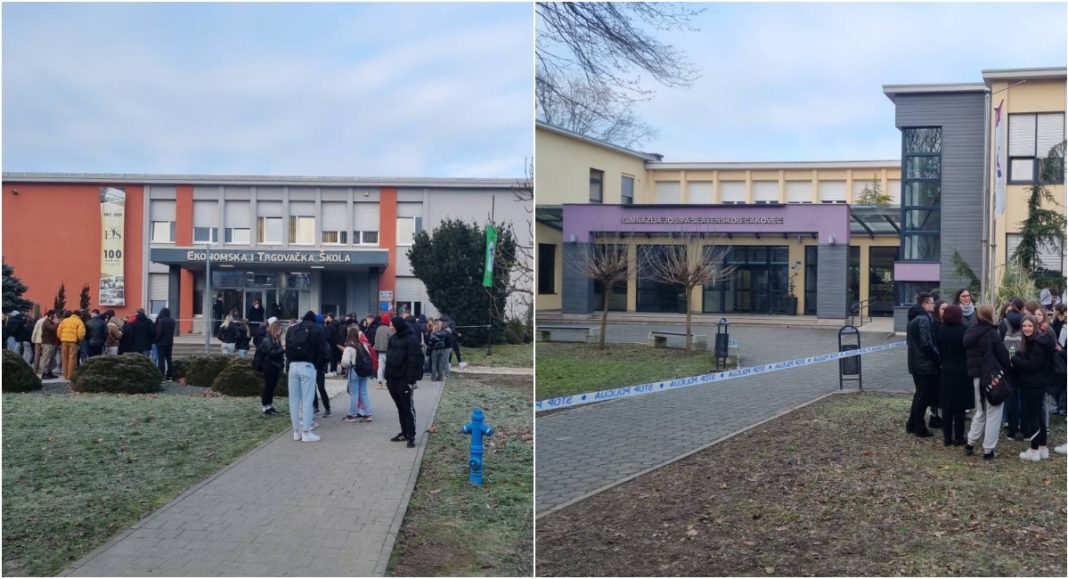 VIDEO Dojave o bombama u dvije čakovečke škole, učenici evakuirani VIDEO Dojave o bombama u dvije čakovečke škole, učenici evakuirani