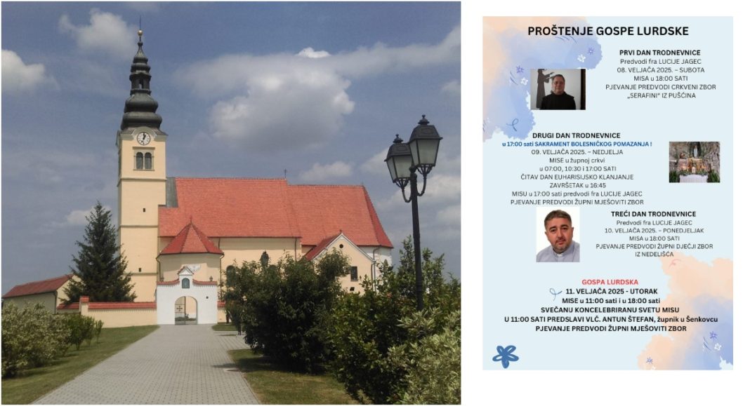 Blagdan Gospe Lurdske bit će svečano proslavljen u Župi Nedelišće Blagdan Gospe Lurdske bit će svečano proslavljen u Župi Nedelišće