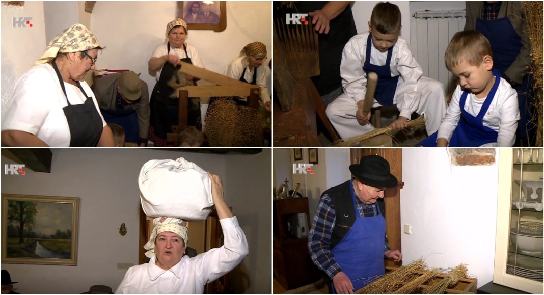 VIDEO U Podturnu u Međimurju lan se još uvijek proizvodi ručno VIDEO U Podturnu u Međimurju lan se još uvijek proizvodi ručno